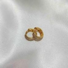 Σκουλαρίκια Επιχρυσωμένα 18Κ “Μικρά Κρικάκια 13mm”4700413-18 Aventis Jewelry 2
