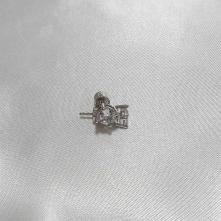 Σκουλαρίκια Ασημί “Καρφωτά Με Ζιργκόν 6mm”4700106-21 Aventis Jewelry 2