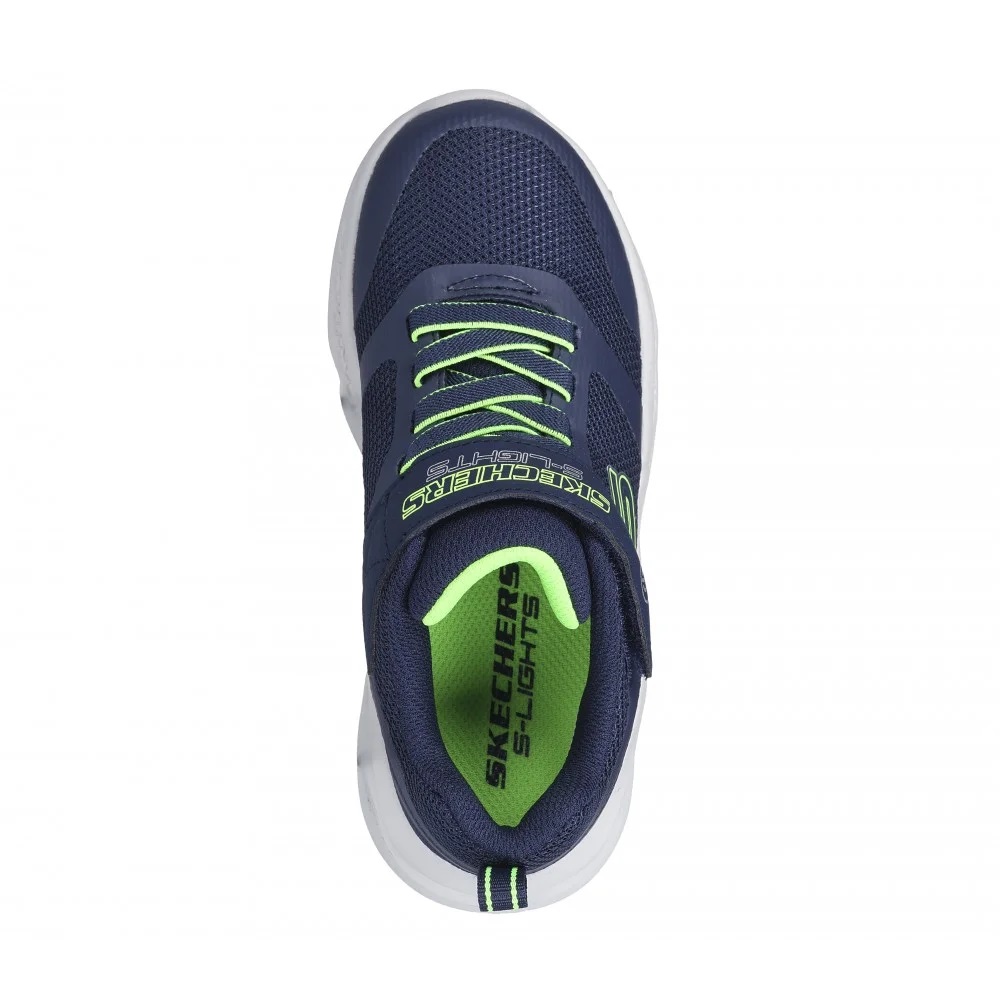 Skechers Αθλητικά Παιδικά Παπούτσια φωτάκια Running Meteor Lights Μπλε  401675L/ΝVLΜ