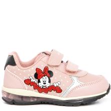 Sneaker για κορίτσι Minnie φωτάκια ροζ Geox  Β3685C 0ΑJ02 C8014 2