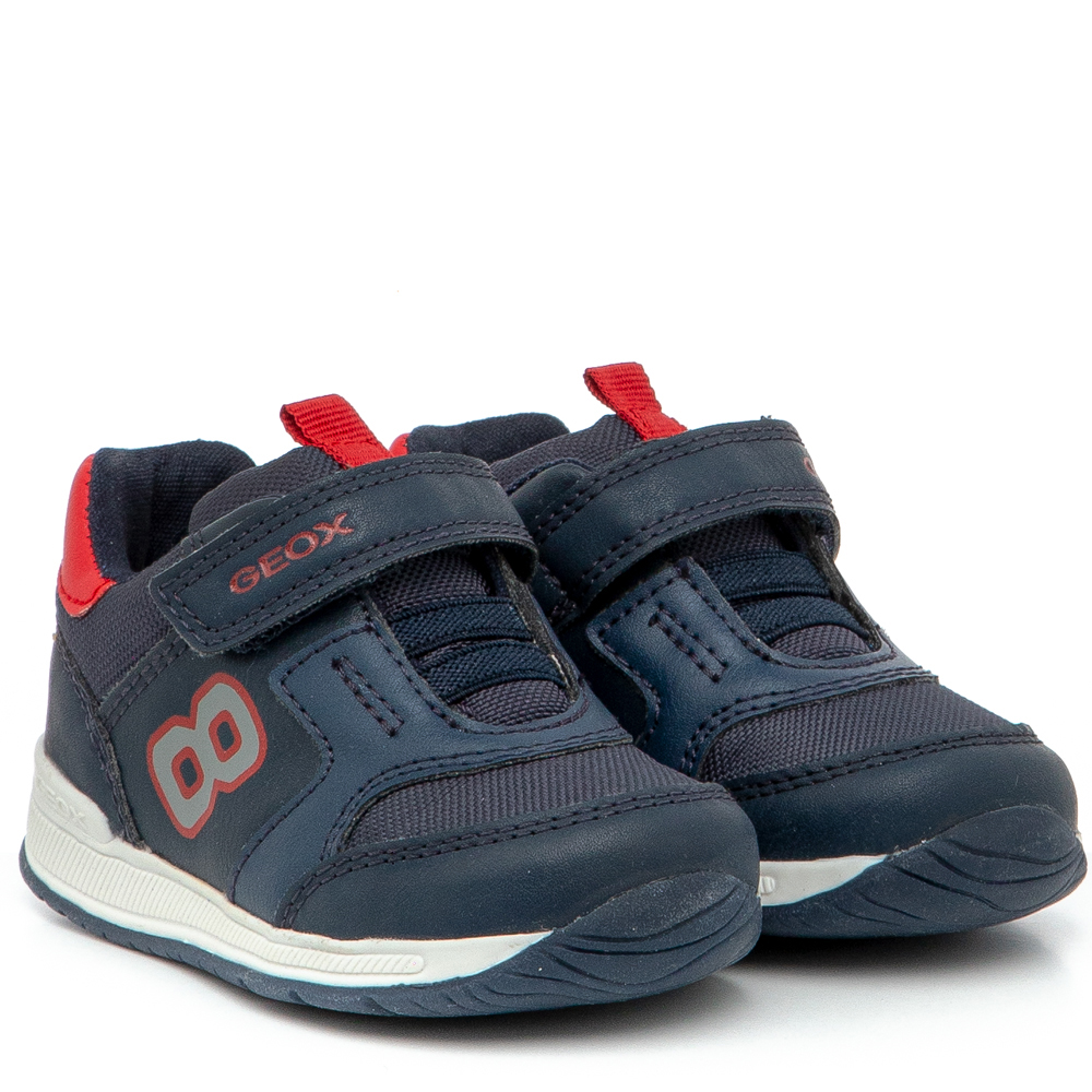 Casual sneaker για αγόρι μπλέ με αυτοκόλλητο Geox  Β360RΑ 054FU C0735