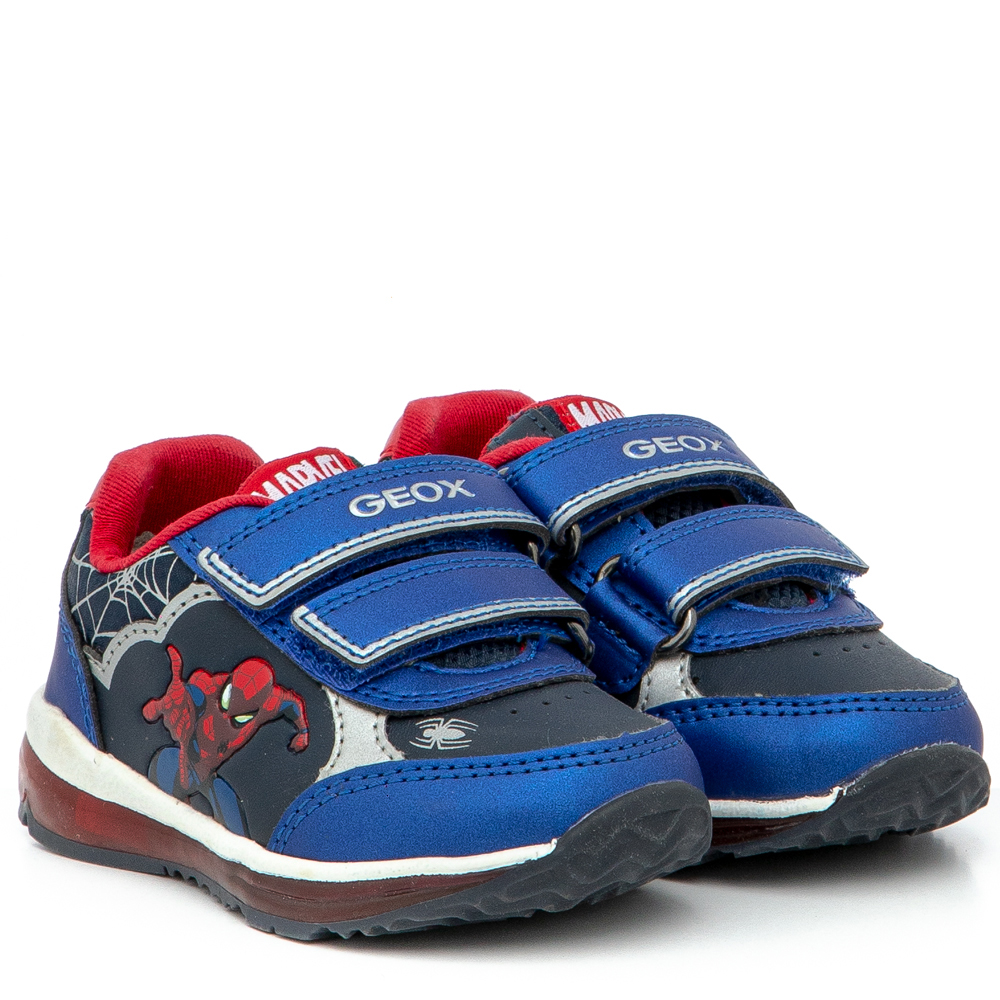 Sneaker για αγόρι με φωτάκια  Spiderman Geox Β3684Α 05054 C0735