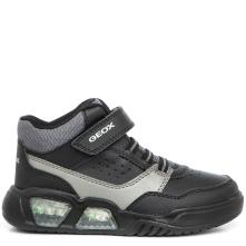 Μποτάκι Sneaker μαύρο φωτάκια Geox J36GVΒ 05411 C0005 2