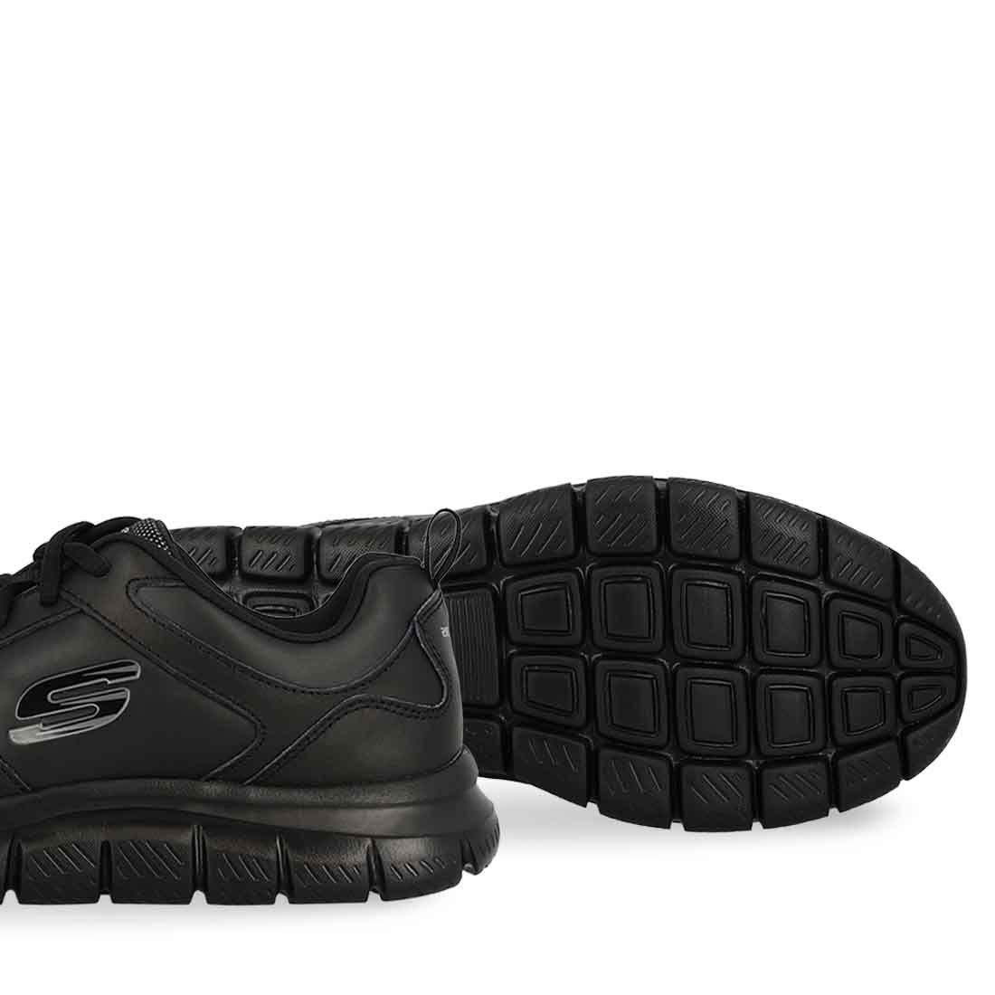 Skechers Track High Overtime Ανδρικά Αθλητικά Παπούτσια Trail Running Μαύρα 999894/ΒΒΚ