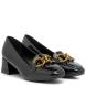 Γυναικεία γόβα μαύρο λουστρίνι Adams Shoes  1-848-23505-29-1