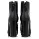 Γυναικείο ημίμποτο μαύρο χρώμα Adams Shoes  1-826-23506-29-2