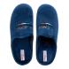 Ανδρική παντόφλα βελουτέ σε μπλέ χρώμα Adams Shoes  1-624-23561-19-2