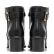 Γυναικείο μποτάκι σε μαύρο χρώμα Adams Shoes  1-844-23507-29-2