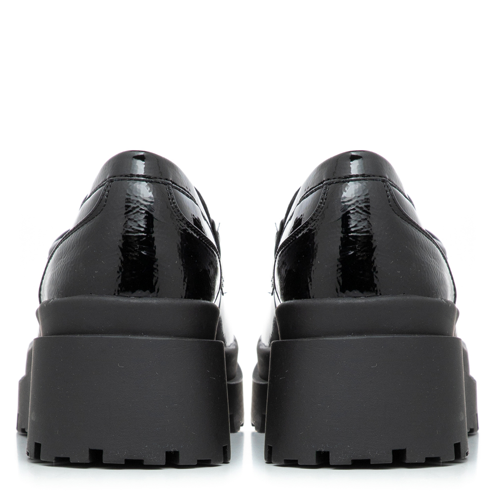 Γυναικείο Loafer σε μαύρο χρώμα λουστρίνι EXE  R119R0753028