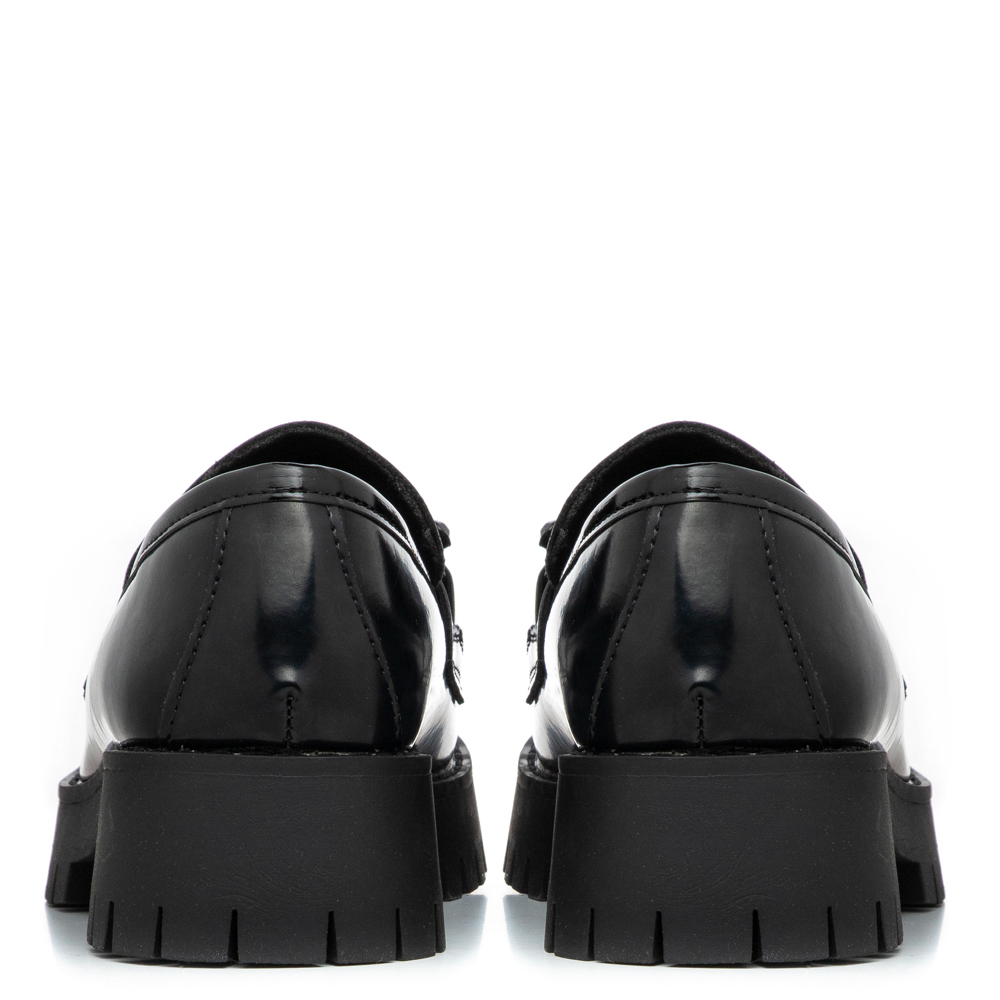 Γυναικείο Loafer σε μαύρο χρώμα EXE  R1700242249J