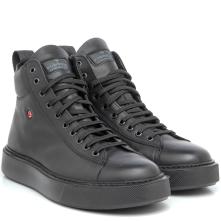 Μποτάκι Sneaker σε μαύρο δέρμα Robinson  69760 2
