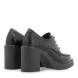 Γυναικείο loafer με τακούνι σε μαύρο χρώμα EXE  R154R1525001-2