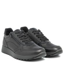 Ανδρικό αντομικό sneaker δέρμα σε μαύρο χρώμα IMAC  ΙΜΑ/452380 2