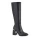 Γυναικεία μπότα σε μαύρο χρώμα με τακούνι EXE  R267V3005340-1