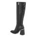 Γυναικεία μπότα σε μαύρο χρώμα με τακούνι EXE  R267V3005340-2