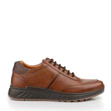 Ανδρικό δερμάτινο Sneaker σε ταμπά χρώμα Boxer  43001-15-019