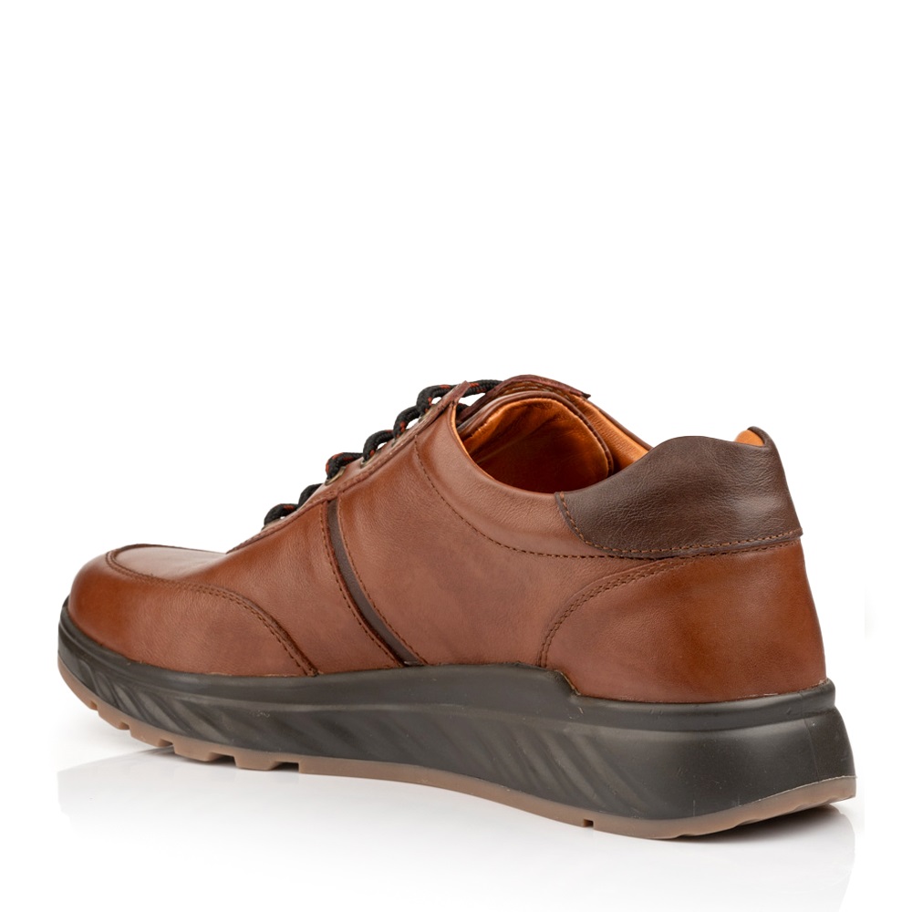 Ανδρικό δερμάτινο Sneaker σε ταμπά χρώμα Boxer  43001-15-019