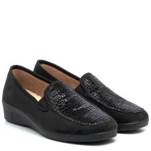 Γυναικεία κλειστή  παντόφλα σε μαύρο χρώμα Adams Shoes  1-773-23517-25 2