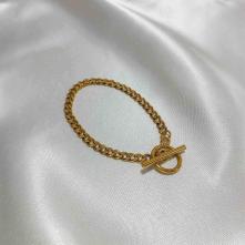 Βραχιόλι Επιχρυσωμένο 18Κ “Curb Chain” Aventis jewelry