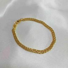 Βραχιόλι Επιχρυσωμένο 18Κ “Diamond Curb Chain” Aventis jewelry