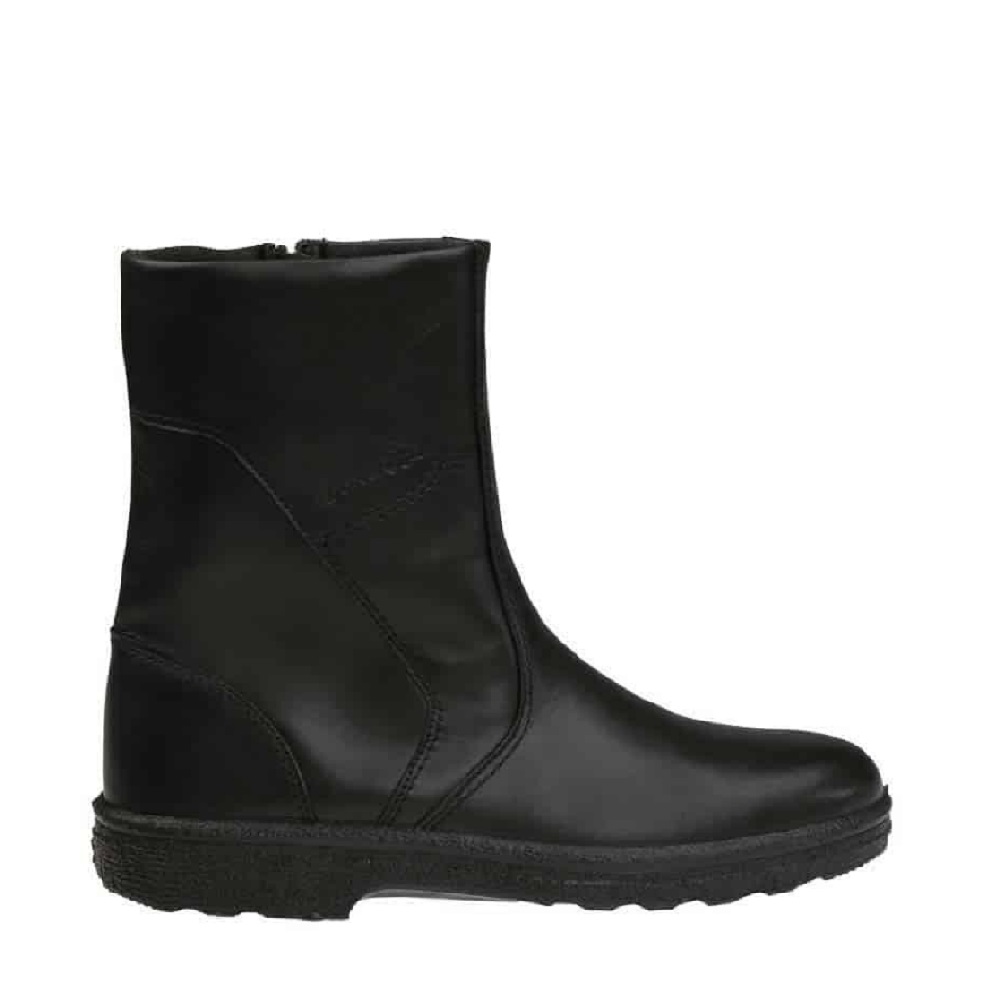 Ανδρικό δερμάτινο μποτάκι σε μαύρο χρώμα Boxer  01553 14-111
