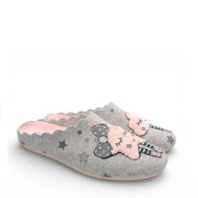 Γυναικείες παντόφλες γκρί  Adams Shoes 1-716-22517-24 2