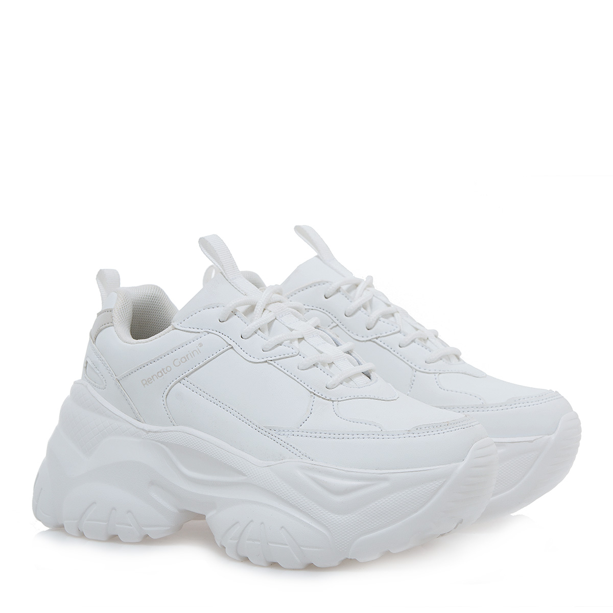 Γναικείο Sneaker σε λευκό χρώμα Renato Garini  S114U75135Α4 Collection SS 2024