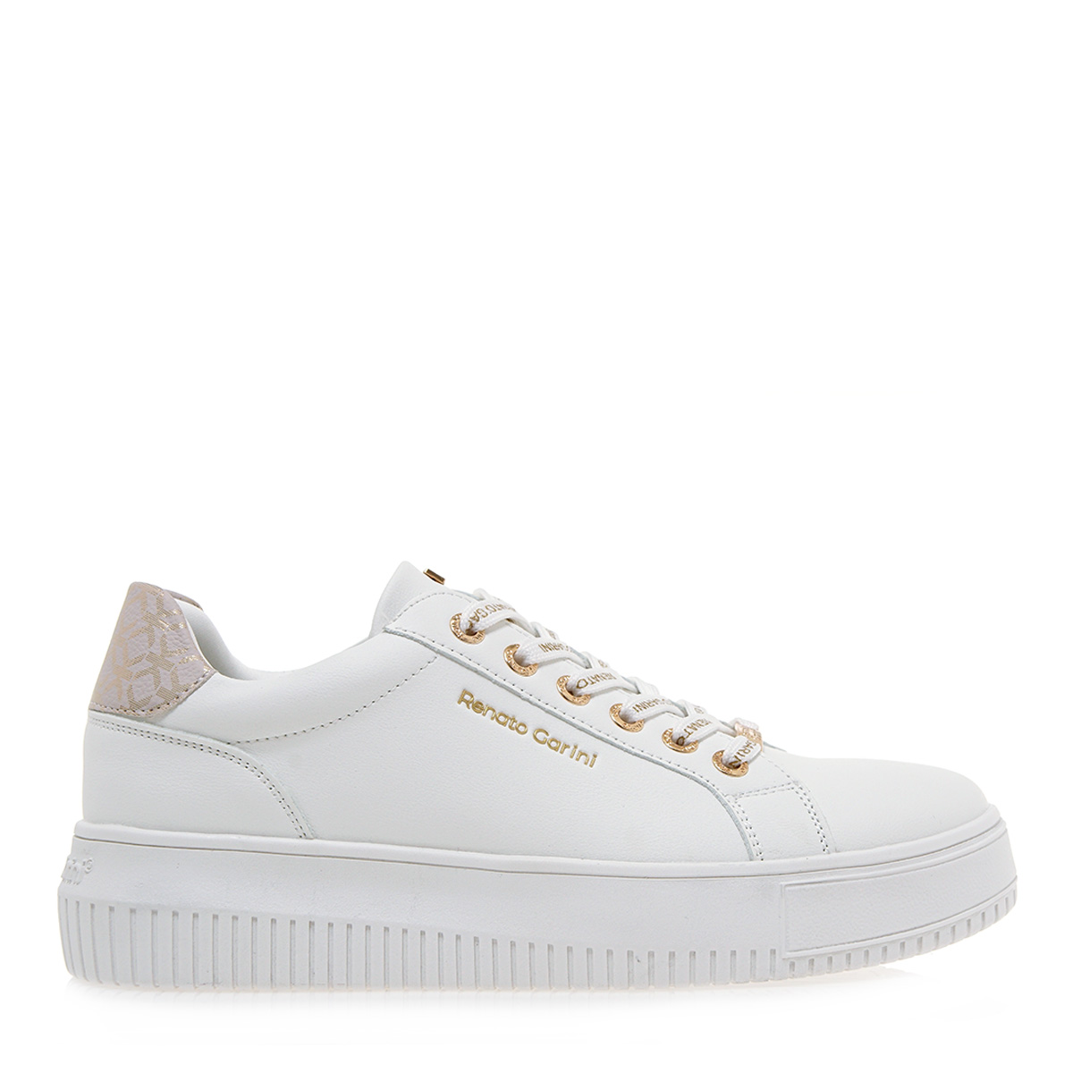 Γυναικείο sneaker σε λευκό χρώμα Renato Garini  S119R452208Ε Collection SS 2024