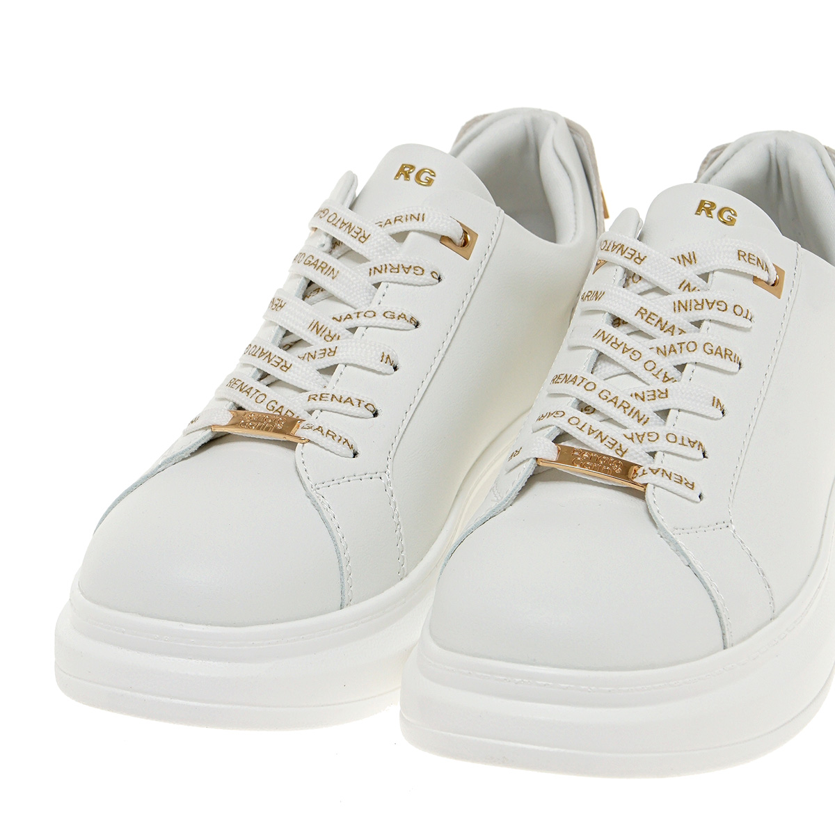 Γυναικείο sneaker σε λευκό χρώμα Renato Garini  S119R658208Ε Collection SS 2024