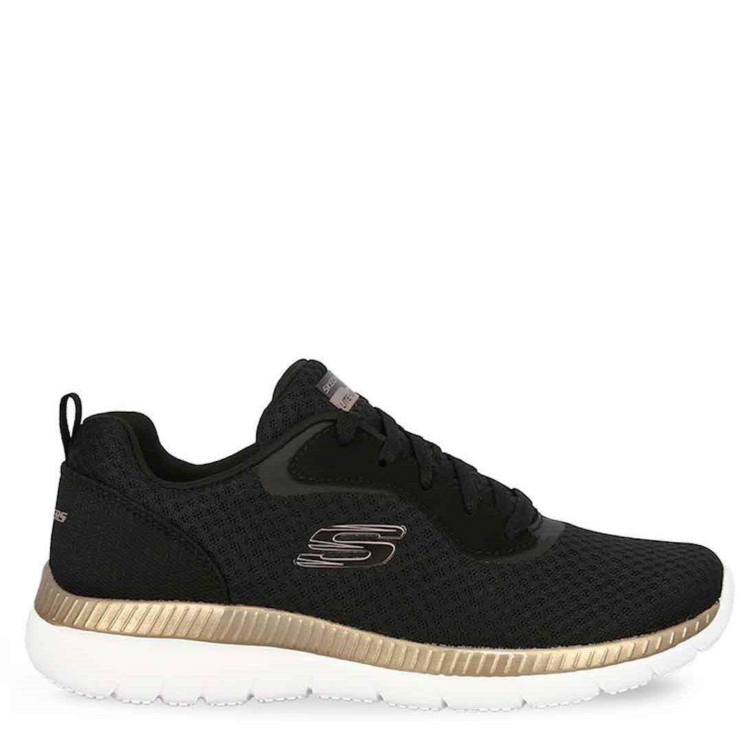 Skechers Bountiful Γυναικεία Αθλητικά Παπούτσια Running Μαύρα  12606-ΒΚRG Collection SS 2024