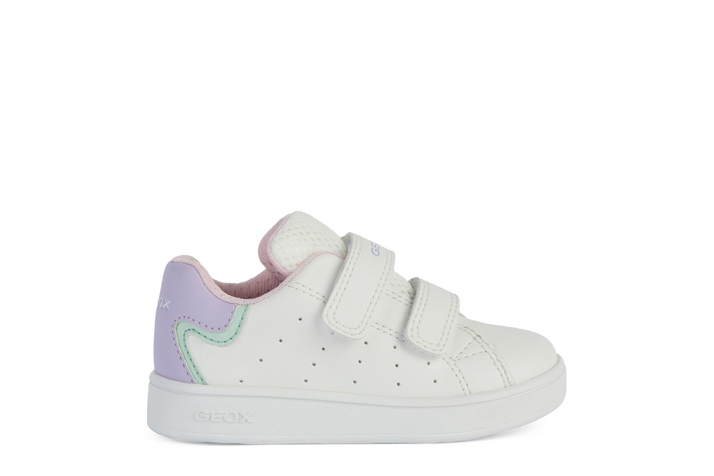 Sneaker για κορίτσι σε λευκό χρώμα Geox  Β365ΜΑ 000ΒC C0761 Collection SS 2024