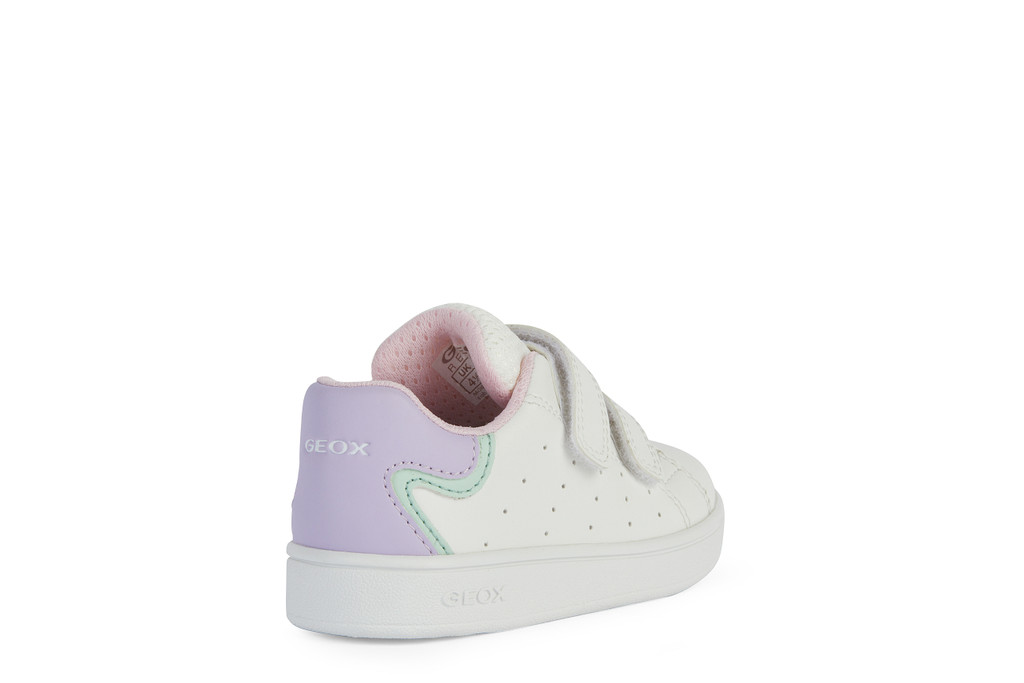 Sneaker για κορίτσι σε λευκό χρώμα Geox  Β365ΜΑ 000ΒC C0761 Collection SS 2024