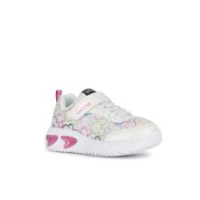 Sneaker για κορίτσι με φωτάκια σε λευκό χρώμα Minnie  Geox  J45Ε9D 09LΗΗ C0653 2