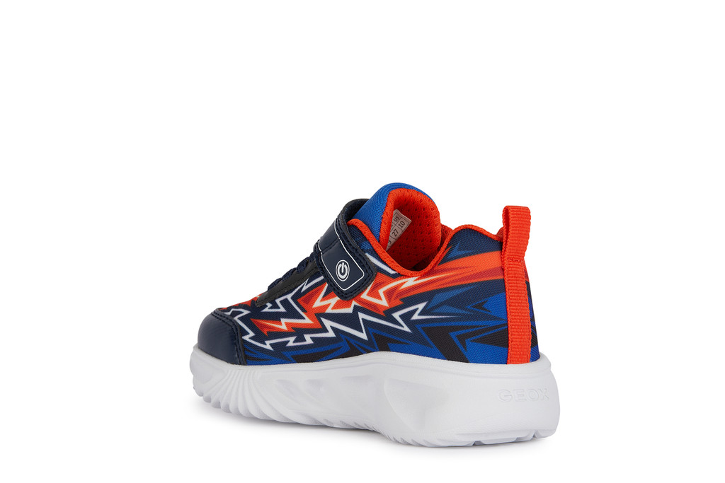 Sneaker για αγόρι σε μπλέ χρώμα με φωτάκια Geox  J45DΖΒ 02ΑCΕ C0820 Collection SS 2024