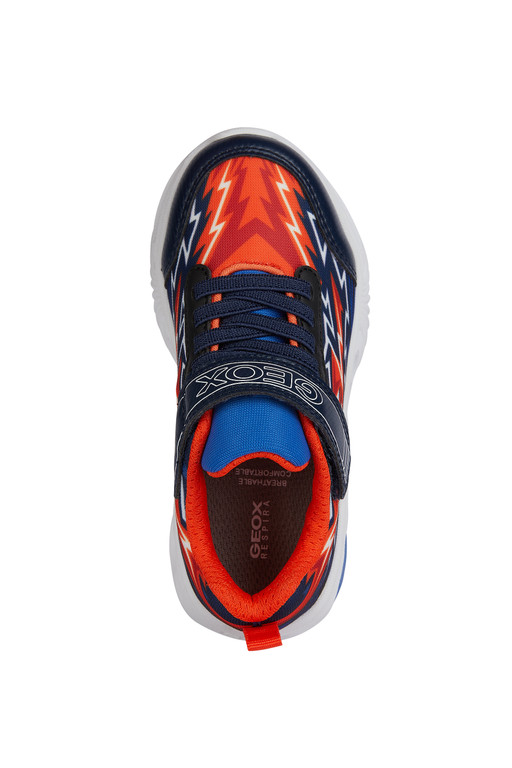 Sneaker για αγόρι σε μπλέ χρώμα με φωτάκια Geox  J45DΖΒ 02ΑCΕ C0820 Collection SS 2024