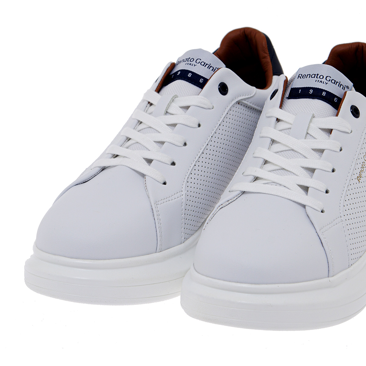 Ανδρικό Sneaker Renato Garini σε λευκό χρώμα S57000923Ρ35 Collection SS 2024