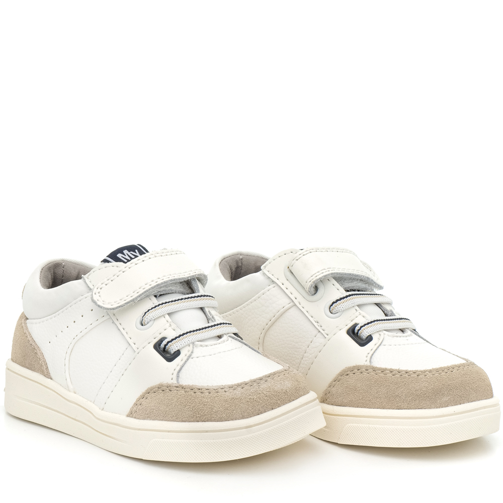 Δερμάτινο Sneaker για αγόρι σε λευκό χρώμα Mayoral  24-41569-017