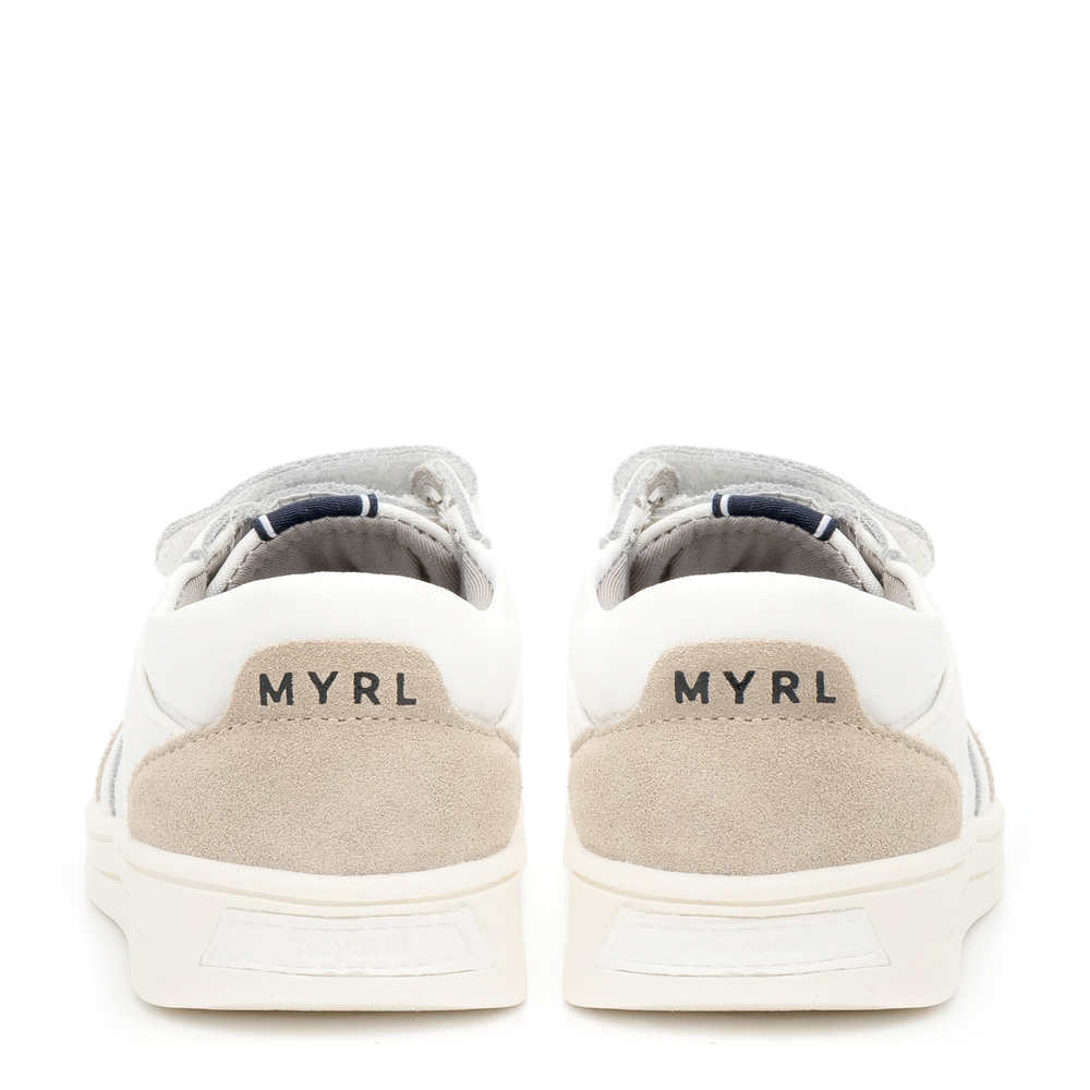 Δερμάτινο Sneaker για αγόρι σε λευκό χρώμα Mayoral  24-41569-017
