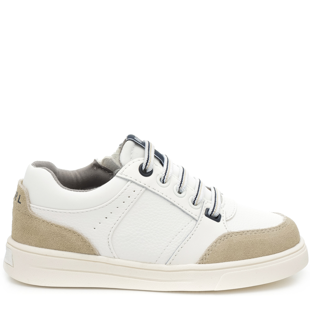 Δερμάτινο Sneaker για αγόρι σε λευκό χρώμα Mayoral  24-43569-017