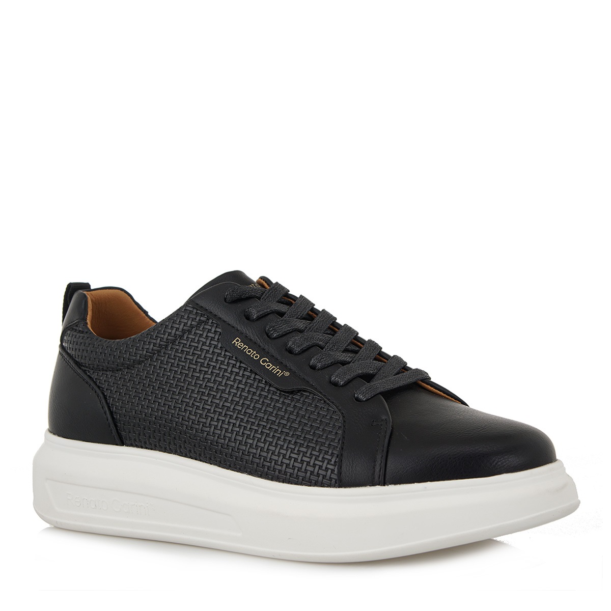 Ανδρικό Sneaker σε μαύρο χρώμα Renato Garini  S57009283574 Collection SS 2024