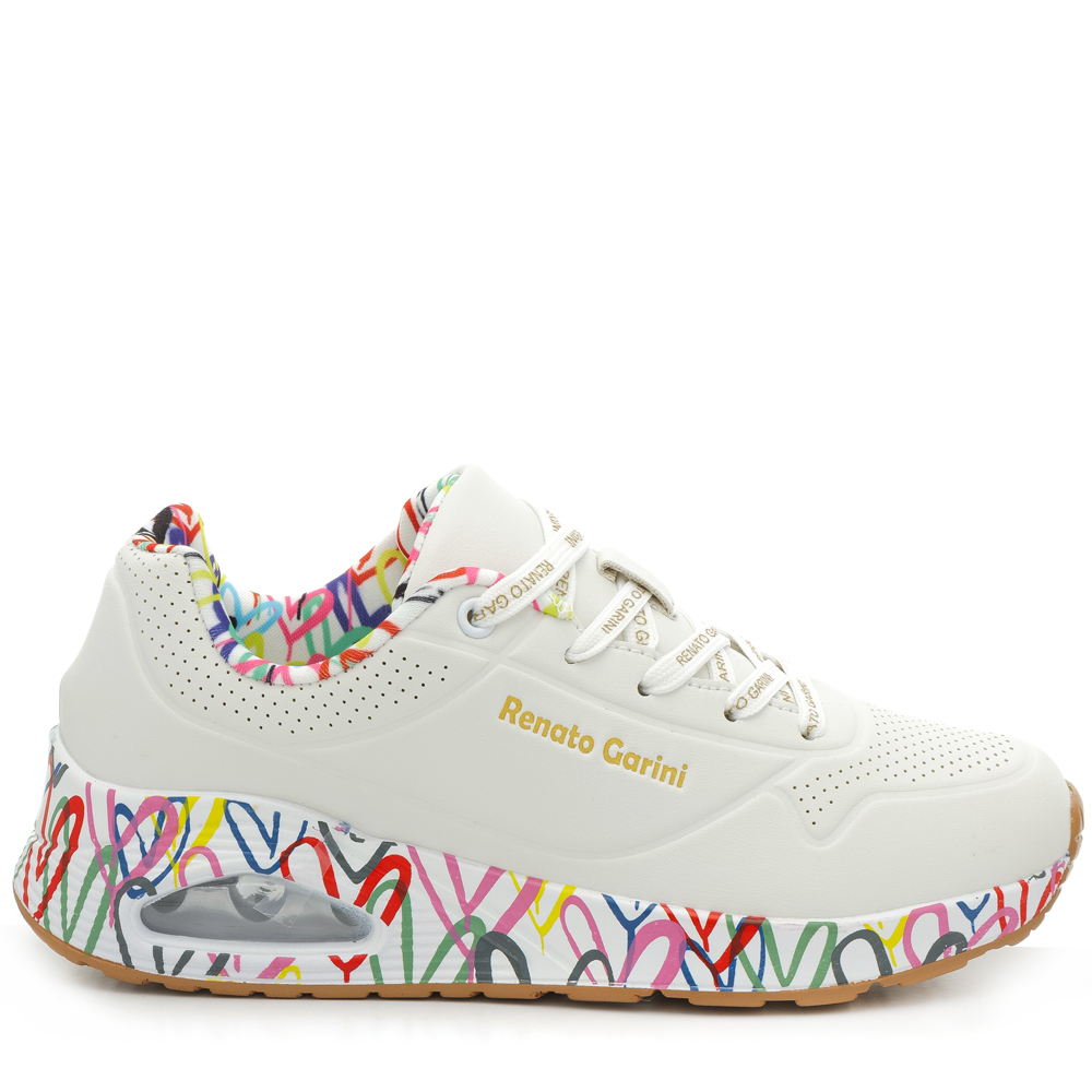 Sneaker για κορίτσι σε λευκό χρώμα Renato Garini  SΑ26Α4222651  Collection SS 2024