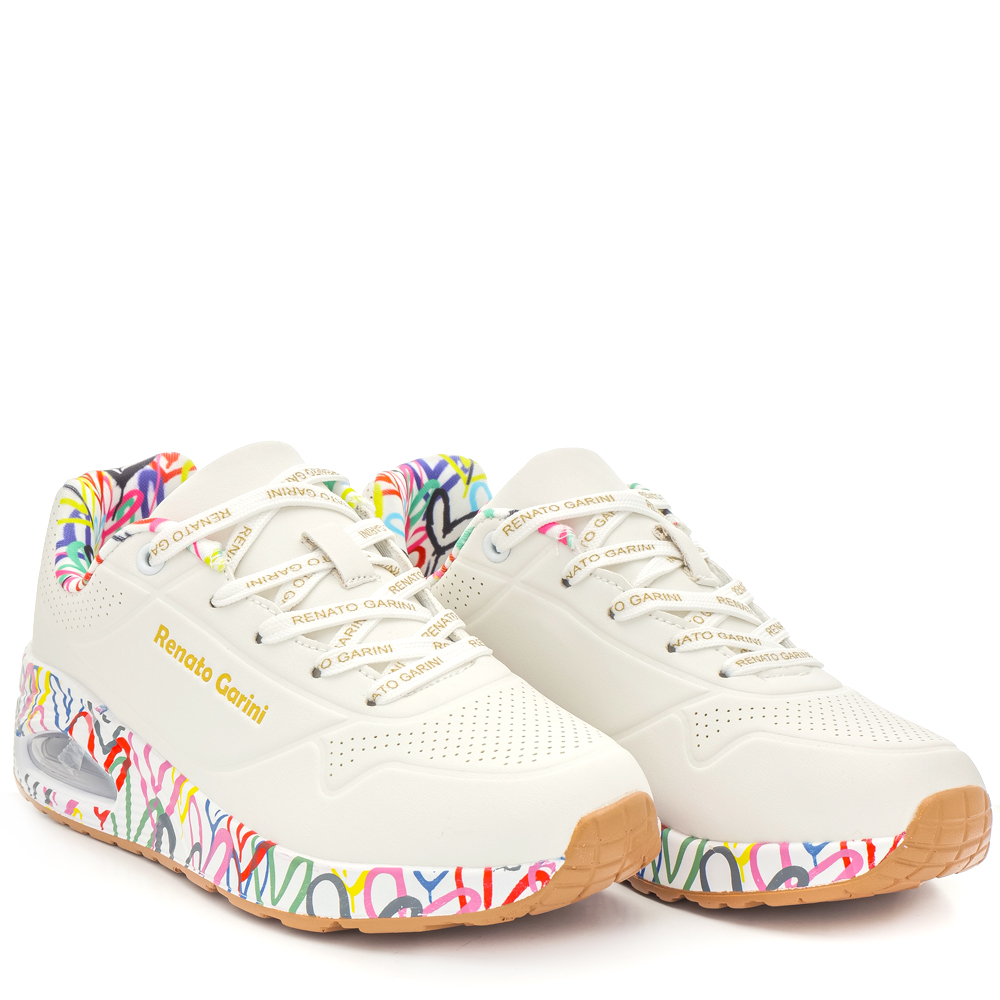 Sneaker για κορίτσι σε λευκό χρώμα Renato Garini  SΑ26Α4222651  Collection SS 2024