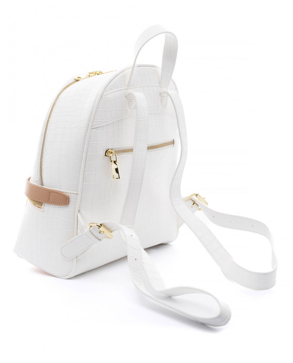Τσάντα πλάτης σε ασπρο χρώμα Veta  6097-24