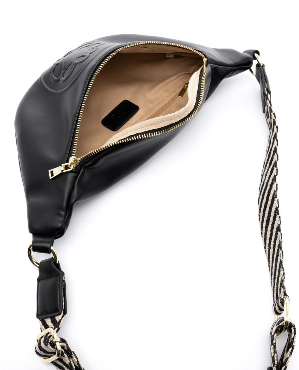 Τσάντα μέσης σε μαύρο χρώμα 6105-1