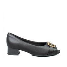 Γυναικεία peep toe γόβα Picadilly σε μαύρο χρώμα 114049-27