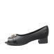 Γυναικεία peep toe γόβα Picadilly σε μαύρο χρώμα 114049-27-2