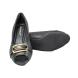 Γυναικεία peep toe γόβα Picadilly σε μαύρο χρώμα 114049-27-3