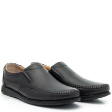 Il Mondo Comfort Δερμάτινα Ανδρικά Casual Παπούτσια Μαύρα 21015 2