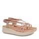 Γυναικείο flat platform rosegold EXE  S489Q9913Ε95-1