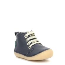 Μποτάκι για αγόρι δέρμα σε μπλέ χρώμα Kickers  947791-10 10 2